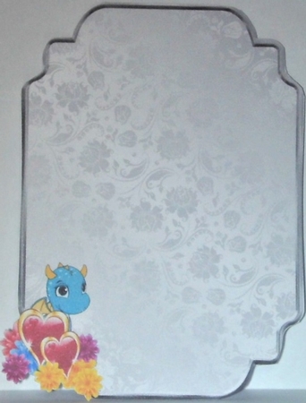 Matching insert for the design sheet - Please be my Dragontine by Hazel Underwood