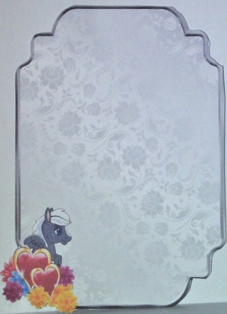 Matching insert for the design sheet - Pegasus Valentine by Hazel Underwood