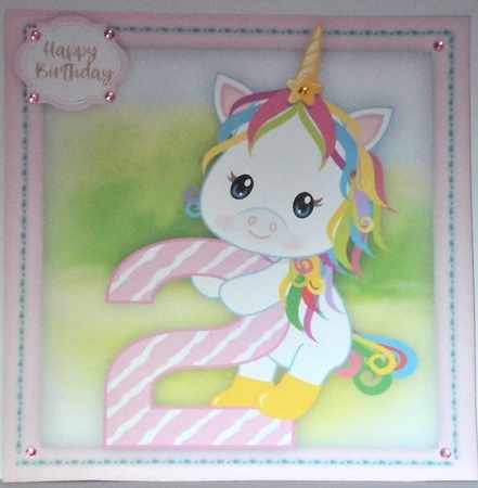 Unicorns 2nd Birthday by Hazel Underwood
