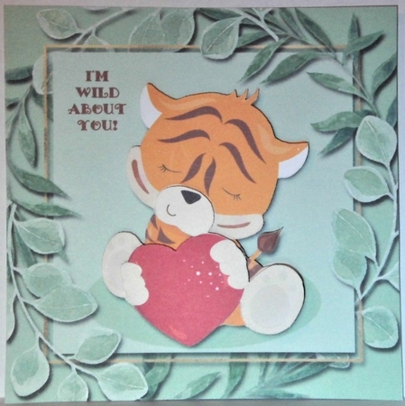 Im Wild About You Valentine Topper by Hazel Underwood