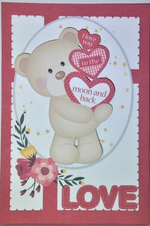 Love Cute bear by Hazel Underwood
