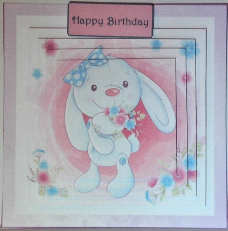 Cute Bunny Pyramage by Hazel Underwood