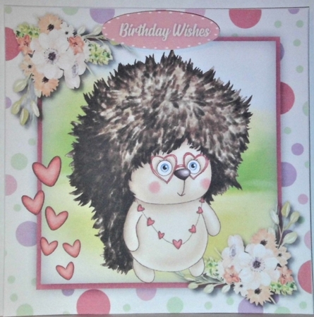 Hedgehogs Bad Hair Day by Hazel Underwood
