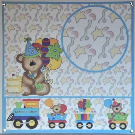 Teddy bears party blank insert by Hazel Underwood