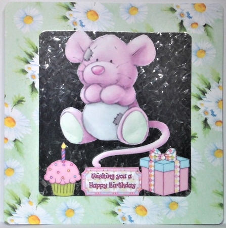 A4 Background Paper Daisies Design, Light Green by Hazel Underwood