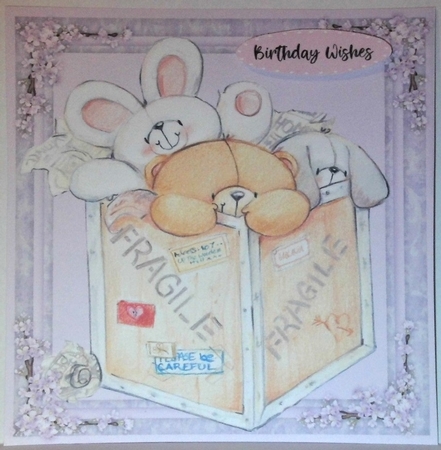 Box of Fluffy Teddies  by Hazel Underwood