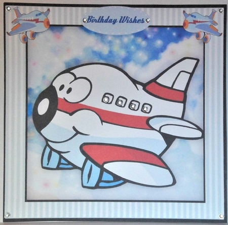  Up and Away In a  Jumbo Plane by Hazel Underwood