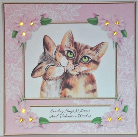 Sending Hugs N Kisses And Valentine Wishes by Hazel Underwood