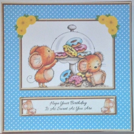 Hope Your Birthday Is As Sweet As You Are (Blue) by Hazel Underwood