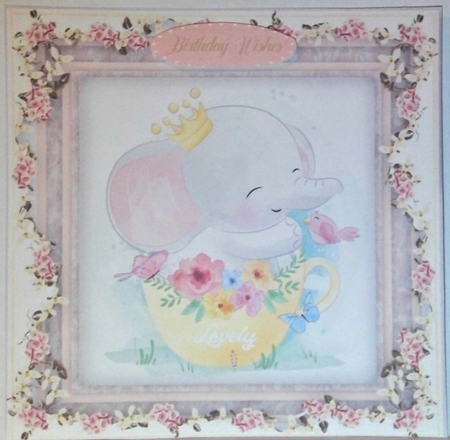 Ellie in a Teacup by Hazel Underwood