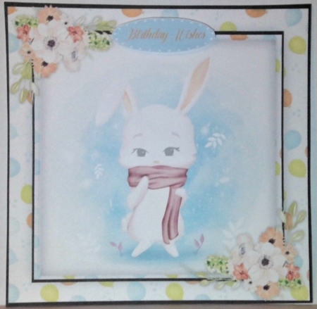 Rabbit Wrapped up Warm by Hazel Underwood