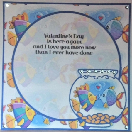 Love is in the air...bubbles valentine insert by Hazel Underwood