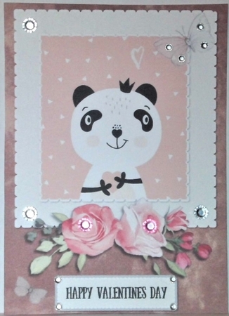 Panda - Valentine by Hazel Underwood