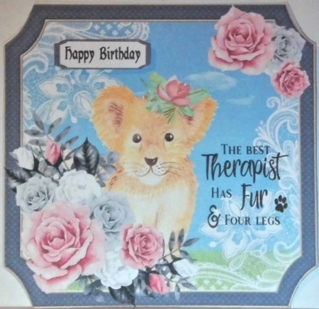 The best therapist has fur and four legs... by Hazel Underwood