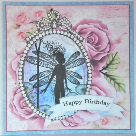 Jewelled Cameo 15 Fairy by Hazel Underwood