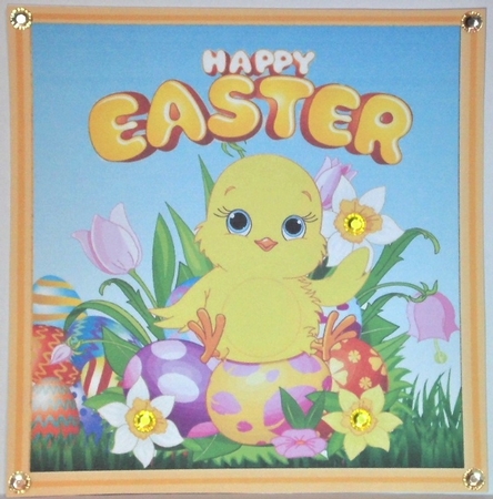  6, Easter Designs of  Bunnies chicks & easter eggs  card fronts 8x8 bumper kit by Hazel Underwood
