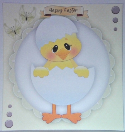 Cute Duckilingin a Shell by Hazel Underwood