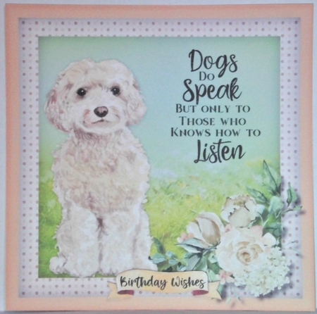 6, Beautiful Card Fronts , Mans Best Friend  by Hazel Underwood