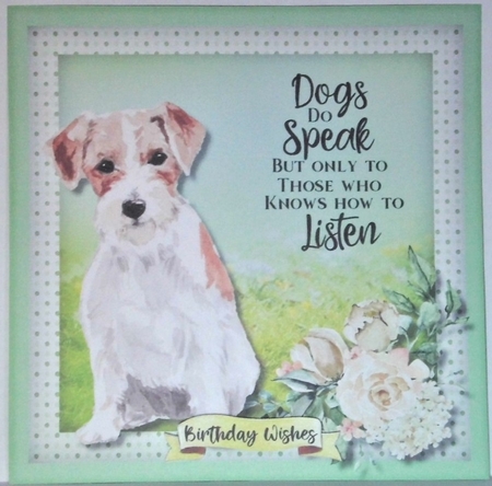6, Beautiful Card Fronts , Mans Best Friend  by Hazel Underwood