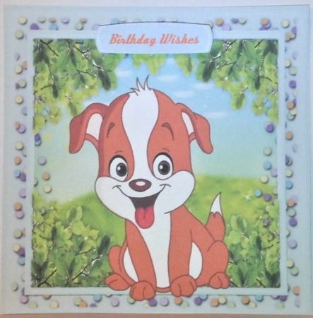 Cute BIrthday Pup by Hazel Underwood