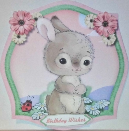 Bunny and Daisys by Hazel Underwood