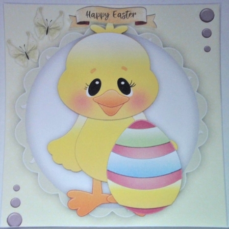 6, Cute Ducklibgs Cad Fronts + 3 Inserts by Hazel Underwood