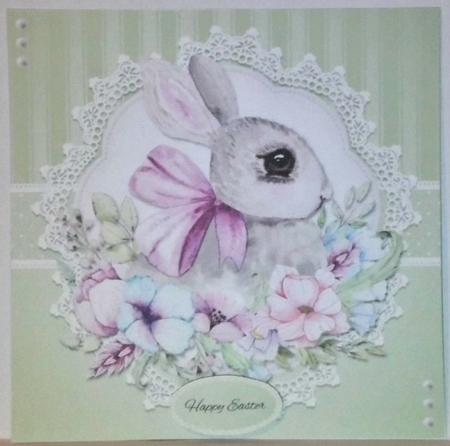 Cute Bunny Topper by Hazel Underwood