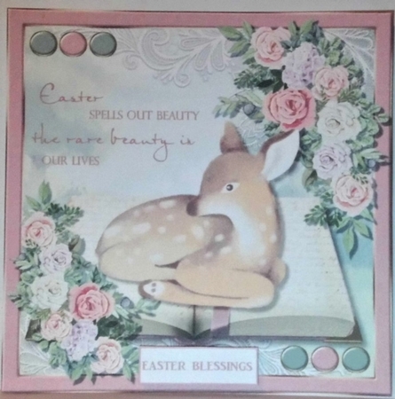 Easter Deer 2 by Hazel Underwood