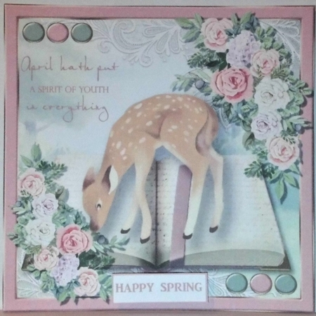 Easter Deer 4 by Hazel Underwood