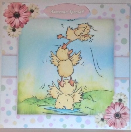 Cute Duck Dive by Hazel Underwood