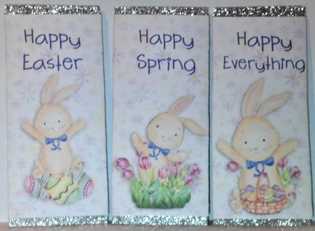 Spring Trio 1.55 ounce Chocolate Bar Trio Gift Box by Hazel Underwood
