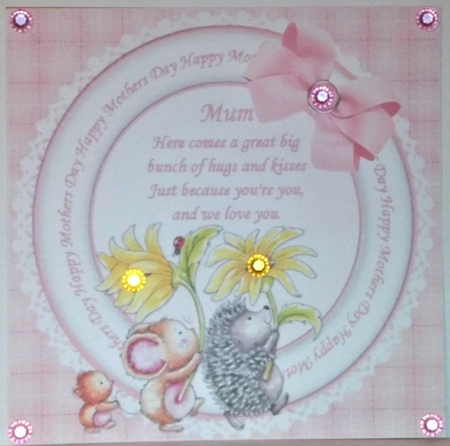 7x7 Daisy chain for mum by Hazel Underwood