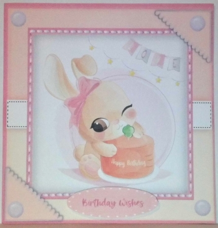 Rabbitts Birthday Cake  by Hazel Underwood