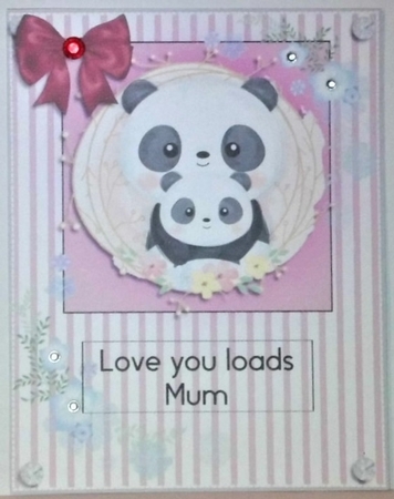 Panda - Mothers day by Hazel Underwood