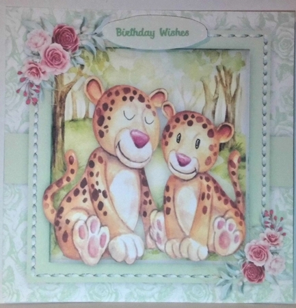 A Mothers Love ,  Leopard by Hazel Underwood