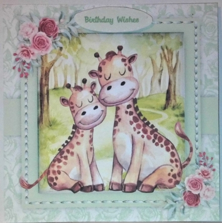 A  Mothers Love ,  Giraffe by Hazel Underwood