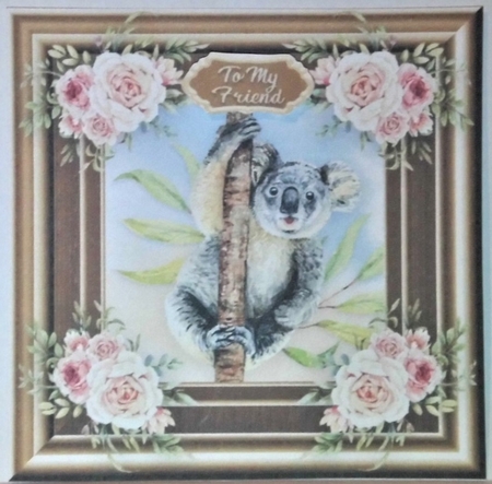 Koala Design 2 Card Topper by Hazel Underwood