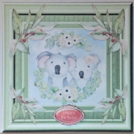 Koala Design 10 Card Topper by Hazel Underwood