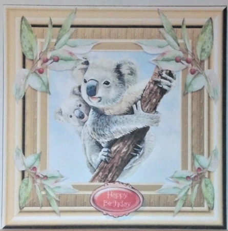 Koala Design 11 Card Topper by Hazel Underwood