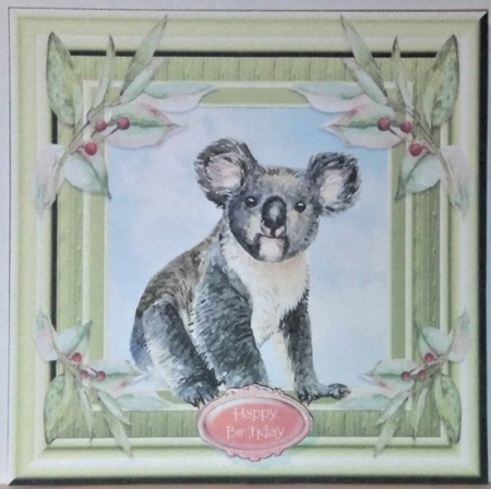 Koala Design 13 Card Topper by Hazel Underwood
