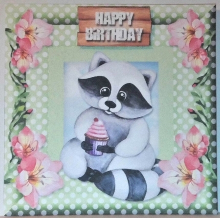 Birthday Cupcake Card Topper by Hazel Underwood