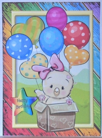 Special Delivery Yellow Chick A5 by Hazel Underwood