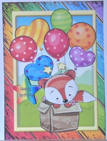 Special Delivery Orange Fox A5 by Hazel Underwood