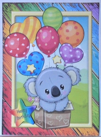 Special Delivery Grey Koala A5 by Hazel Underwood