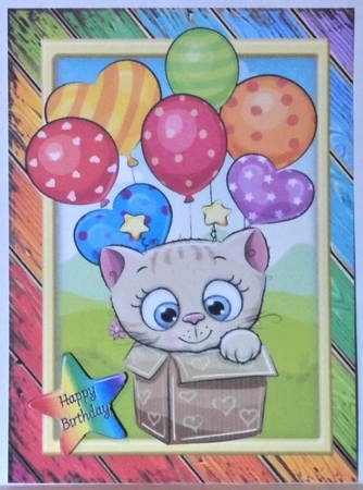 Special Delivery Kitten A5 by Hazel Underwood