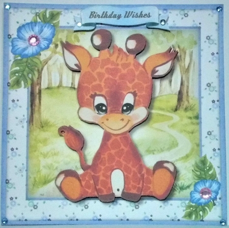 Cute Safari Giraffe by Hazel Underwood