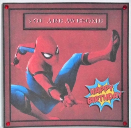 Spiderman - You Are Awesome by Hazel Underwood