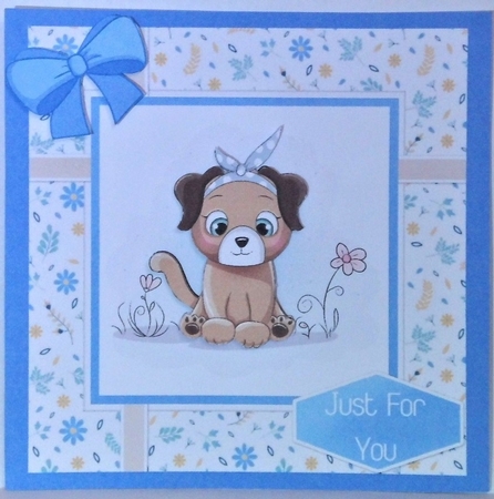 Cute dog - happy birthday by Hazel Underwood