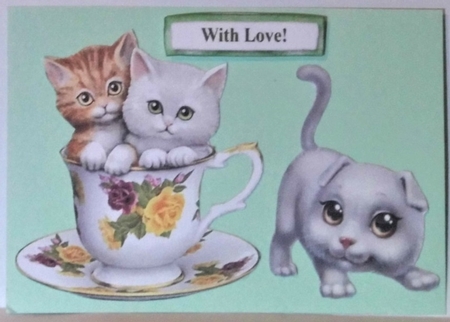 HERE KITTY KITTY 1  by Hazel Underwood