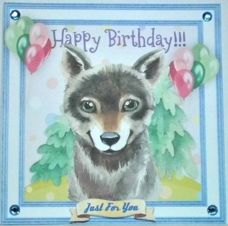  Happy Birthday, Wolf by Hazel Underwood